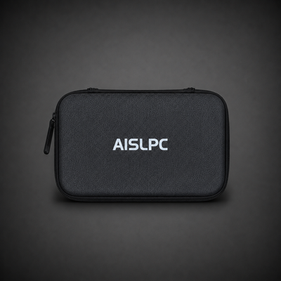 Портативный чехол AISLPC для RG43H PRO: чёрная сумка на молнии для безопасных поездок и ежедневного хранения.